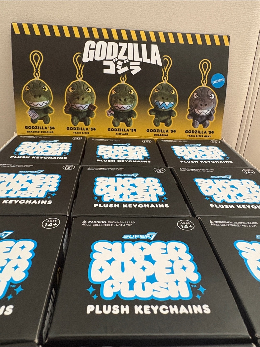 Super7 Godzilla ’54 Super Duper Plush Keychain Blind Boxes